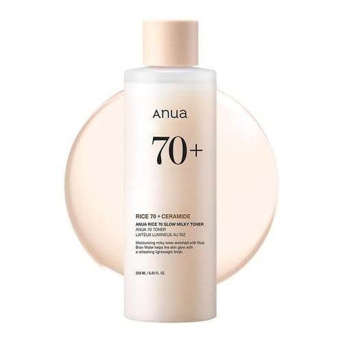 Anua rice 70 glow milky  toner 250 ml 