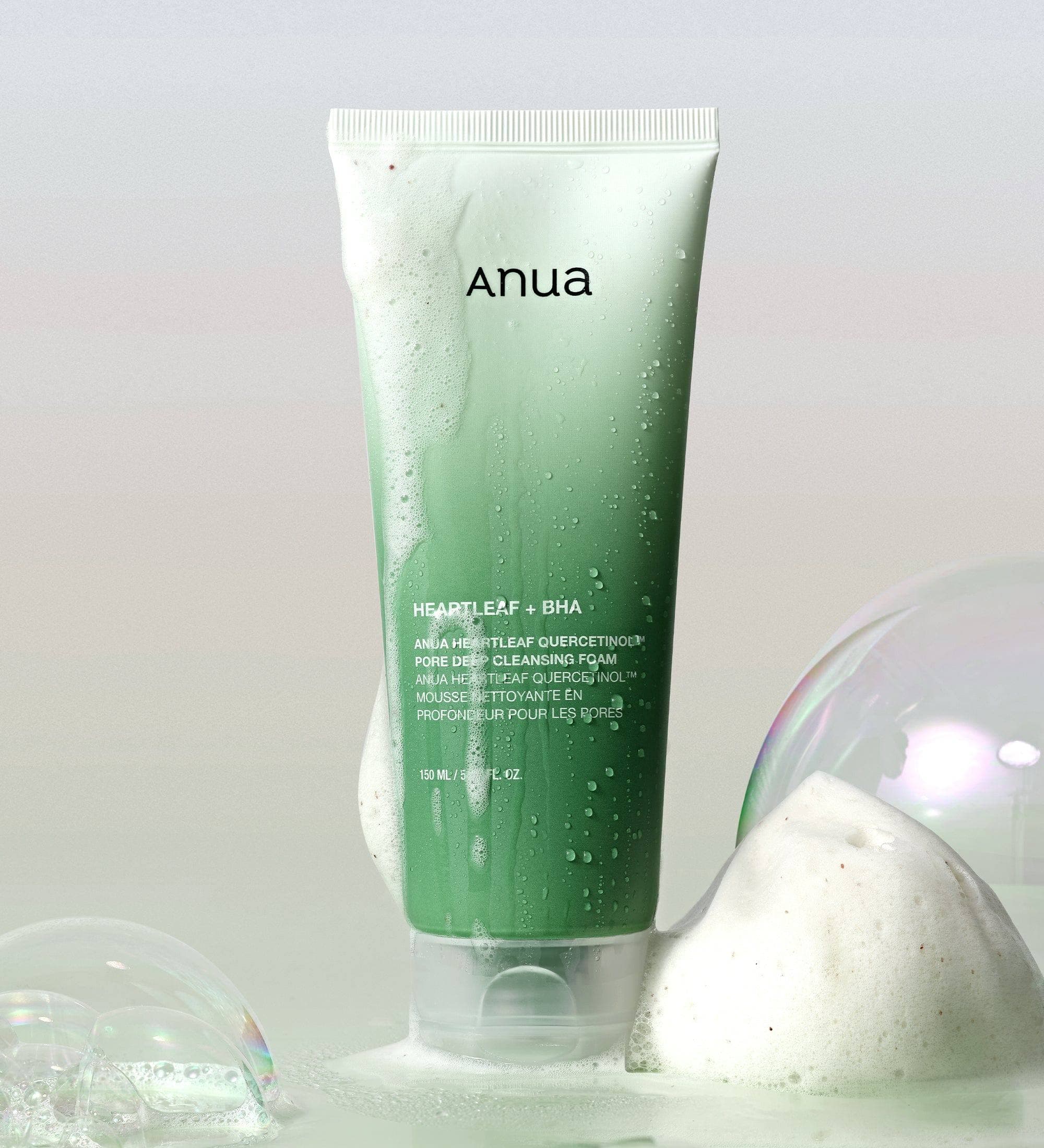 Anua heartleaf quercetinol pore deep cleansing foam 